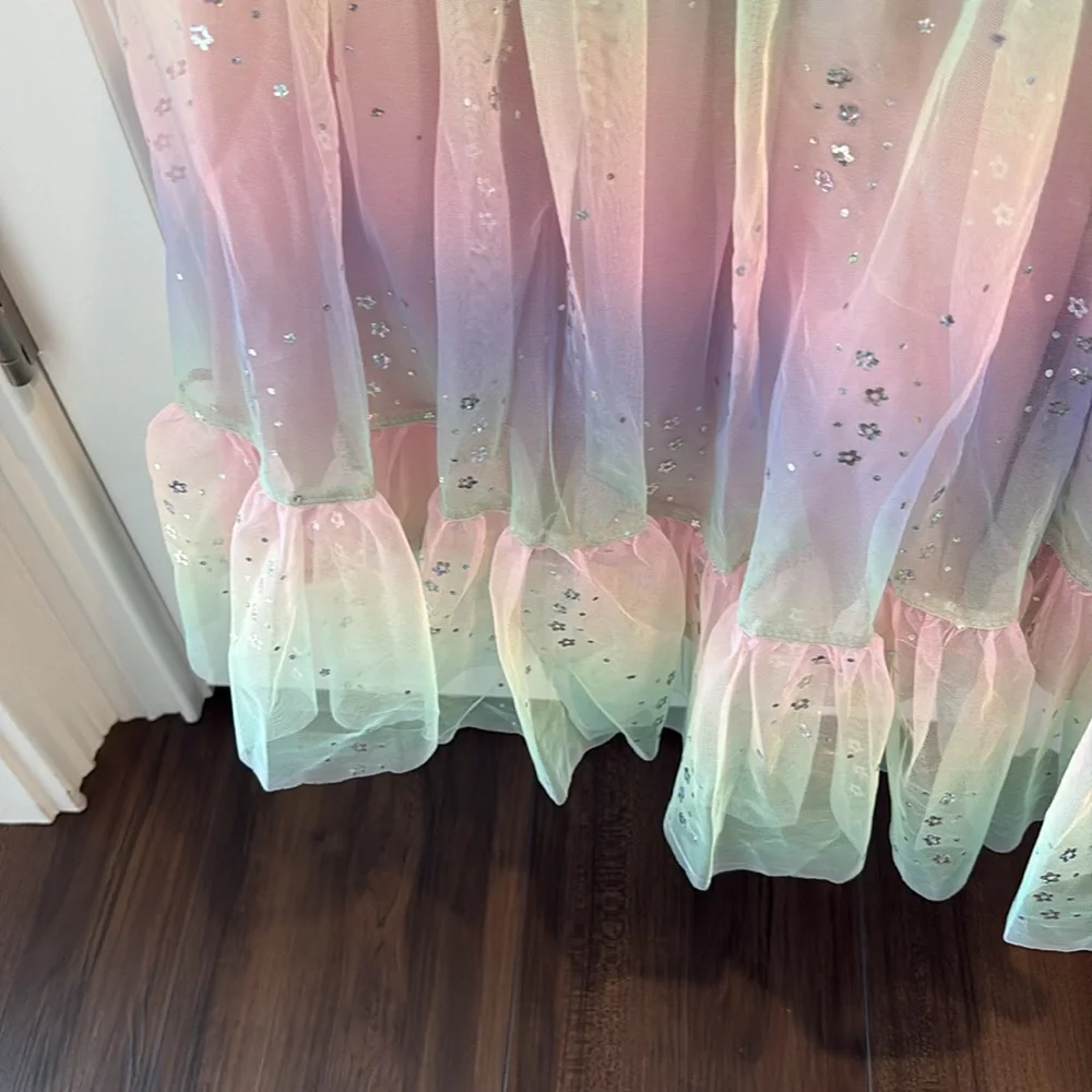 Pastel Rainbow Tulle Skirt - Picture 3 of 5
